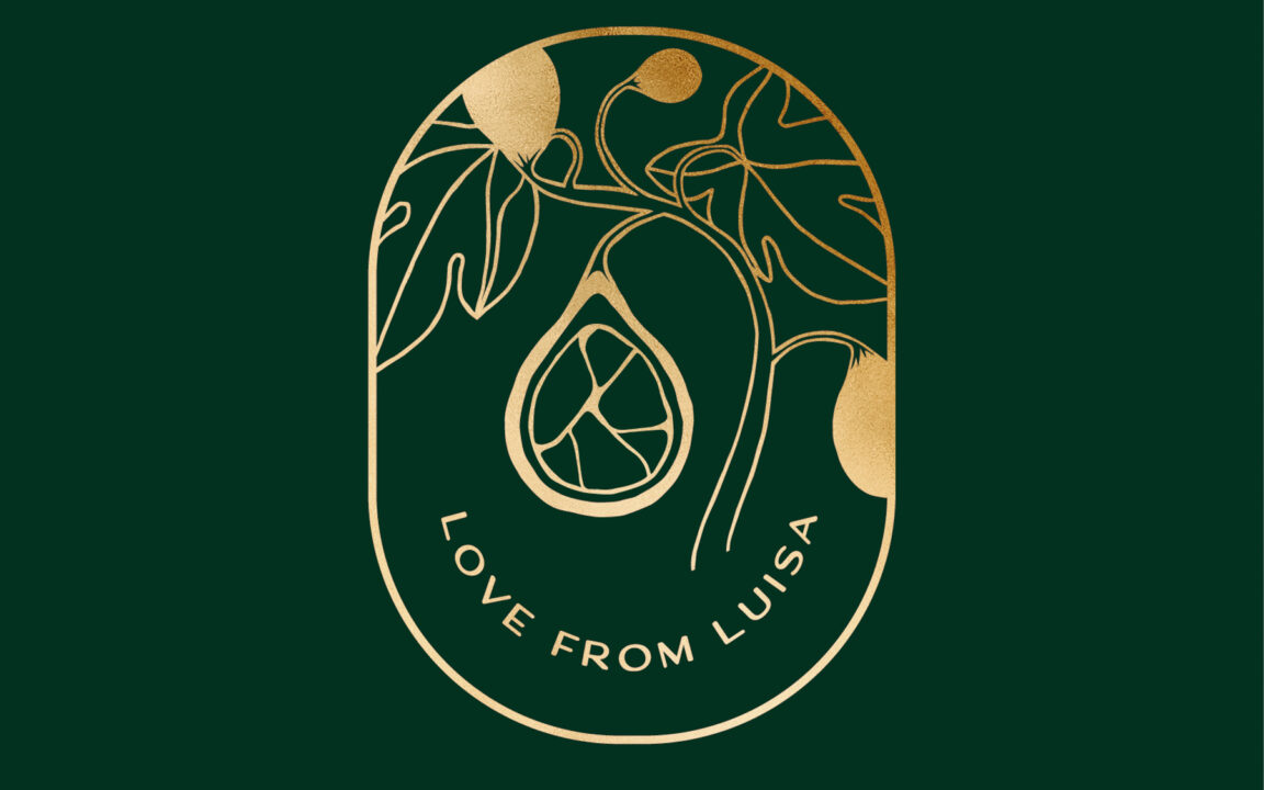 Love From Luisa - Logo for a luxury wedding cake brand