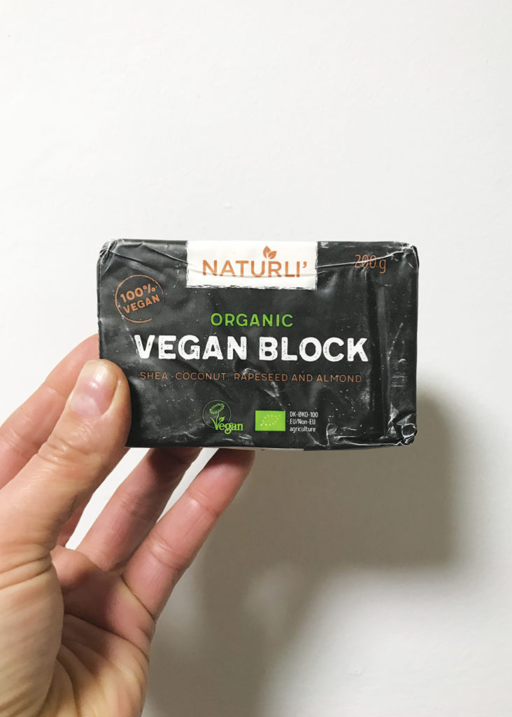Vegan Block. The best vegan baking butter. 