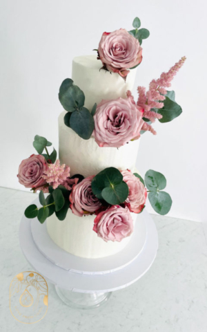 Three Tier Vegan Wedding Cake East Sussex