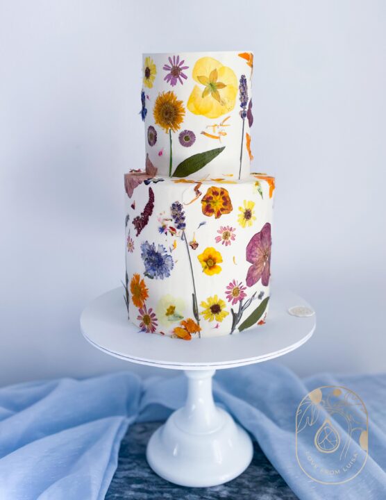 Small two tier cake